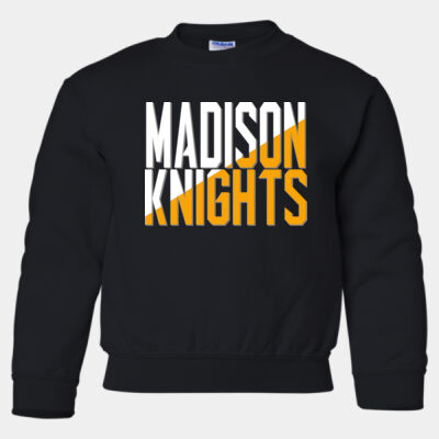 Madison Knights - Heavy Blend Youth Crewneck Sweatshirt Thumbnail